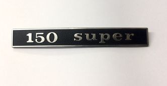 Vespa 150 Super Italian rear frame badge image #1
