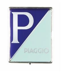 Vespa PIAGGIO clip in horn cover badge set image #1