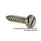 Vespa centre mat screw (slotted, stainless steel) image #2