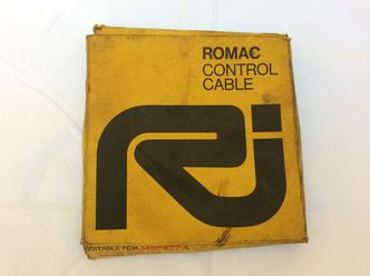 Lambretta throttle cable ROMAC N.O.S image #1