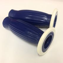 Lambretta balloon handle bar grips 27mm Series 1 & 2 blue