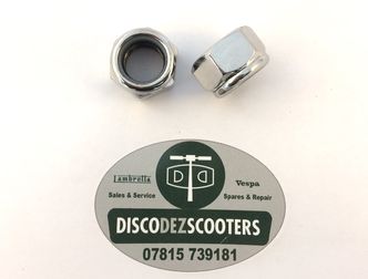 Lambretta engine bar nuts  polished stainless image #1