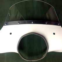 Lambretta SX/TV flyscreen CUPPINI white