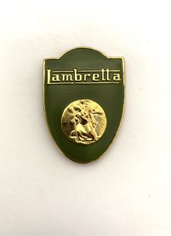 Lambretta speedometer mount badge 1950's image #1