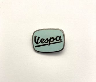 Vespa enamel lapel pin badge PALE BLUE image #1
