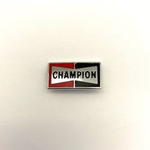 CHAMPION chrome/enamel pin lapel badge