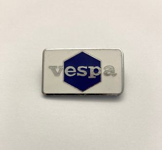 Vespa "diamond" logo pin badge image #1