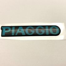 Piaggio blue gel badge 576218