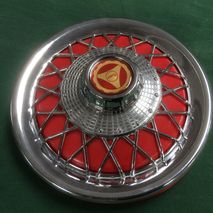 Vespa 10 inch spoked wheel trim RED PX/Sprint/Primavera