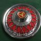 Vespa 10 inch spoked wheel trim RED PX/Sprint/Primavera image #1