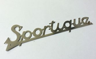 Vespa Sportique legshield badge image #1