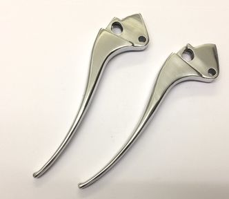 Vespa GS clutch and brake levers 140mm image #1
