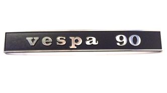 Vespa 90 rear frame badge image #1