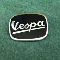 Vespa enamel lapel pin badge Black