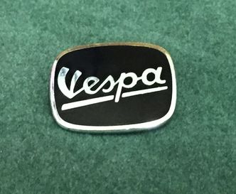 Vespa enamel lapel pin badge Black image #1