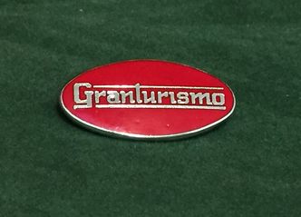 GRANTURISMO oval enamel lapel pin badge Red image #1