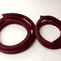 Vespa red panel rubbers VBB/GL/GS/Sprint