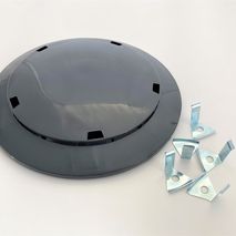 Vespa T5 style 10 inch click fit hub cap 