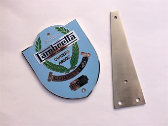 Lambretta BLOA badge mounting plate image #1