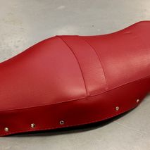 Lambretta Oxblood red seat cover Made in Italy