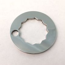 Lambretta polished stainless U.K production lock ring