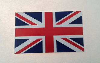 Union Jack adhesive sticker 11 x 6 cm image #1