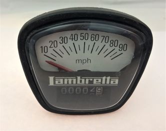 Lambretta 90 mph speedometer image #1