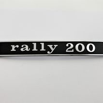 Vespa Rally 200 rear frame badge