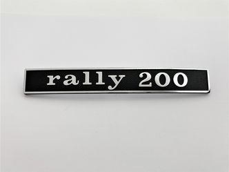 Vespa Rally 200 rear frame badge image #1
