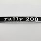 Vespa Rally 200 rear frame badge image #2