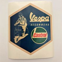 Vespa CASTROL sticker 1960's
