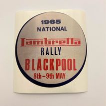 Lambretta National Rally Blackpool 1965 sticker