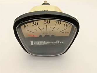 Lambretta GP200 90mph speedometer image #1