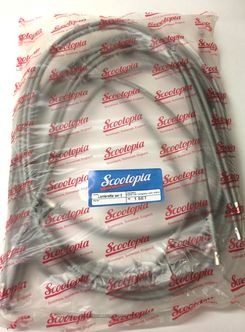 Lambretta Scootopia friction free cable set Series 3 grey  image #1