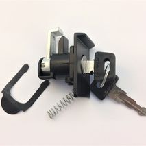 Vespa T5 125 glove box lock / 2 keys BLACK