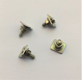 Vespa mudguard / panel trim fixing screw set image #1