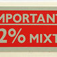 Vespa 2% Oil Mixture Red Fuel Cap Sticker image #2